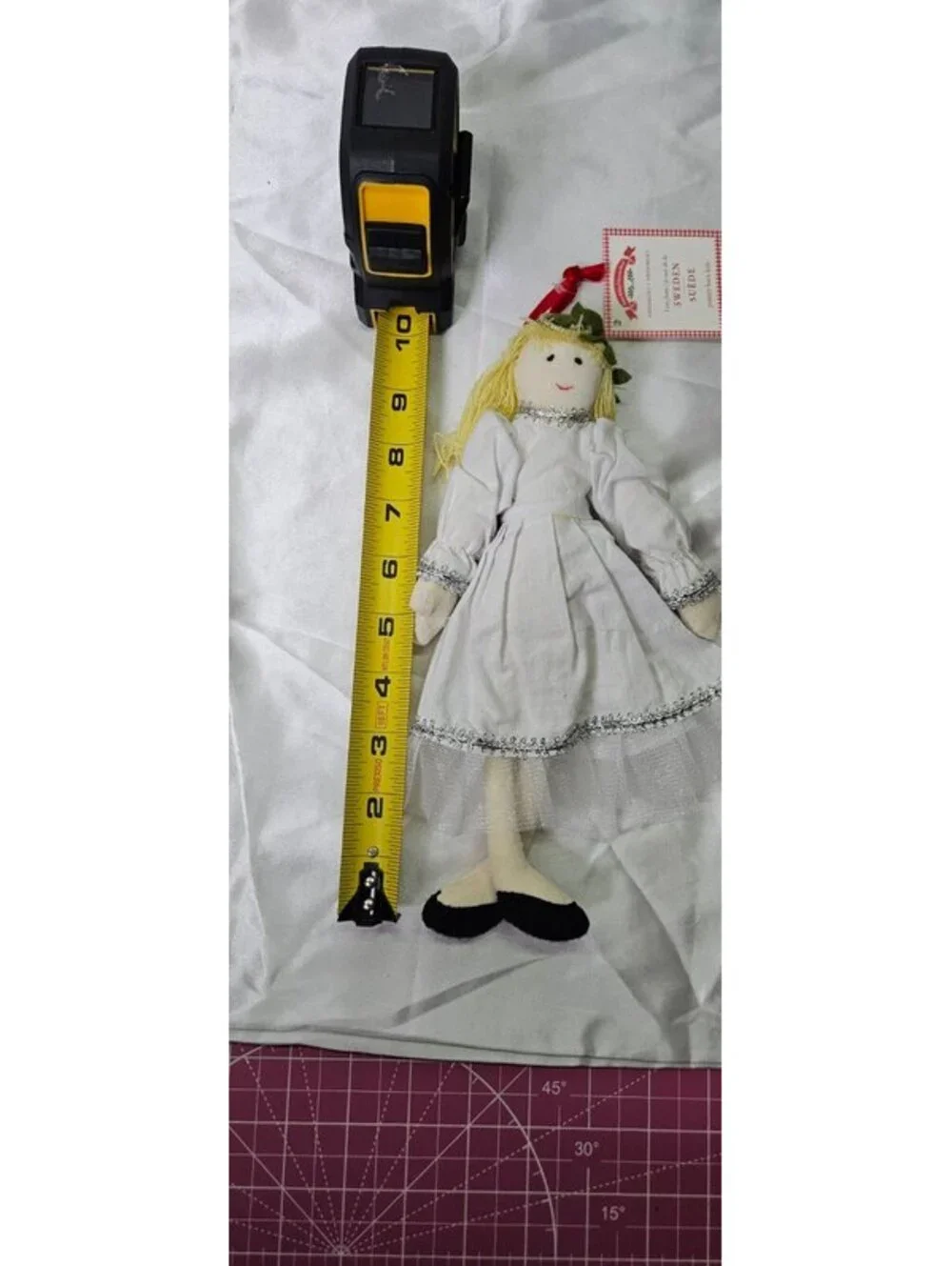 Pottery Barn Kids Swedish Girl Christmas Ornament | Cloth Doll Ornament